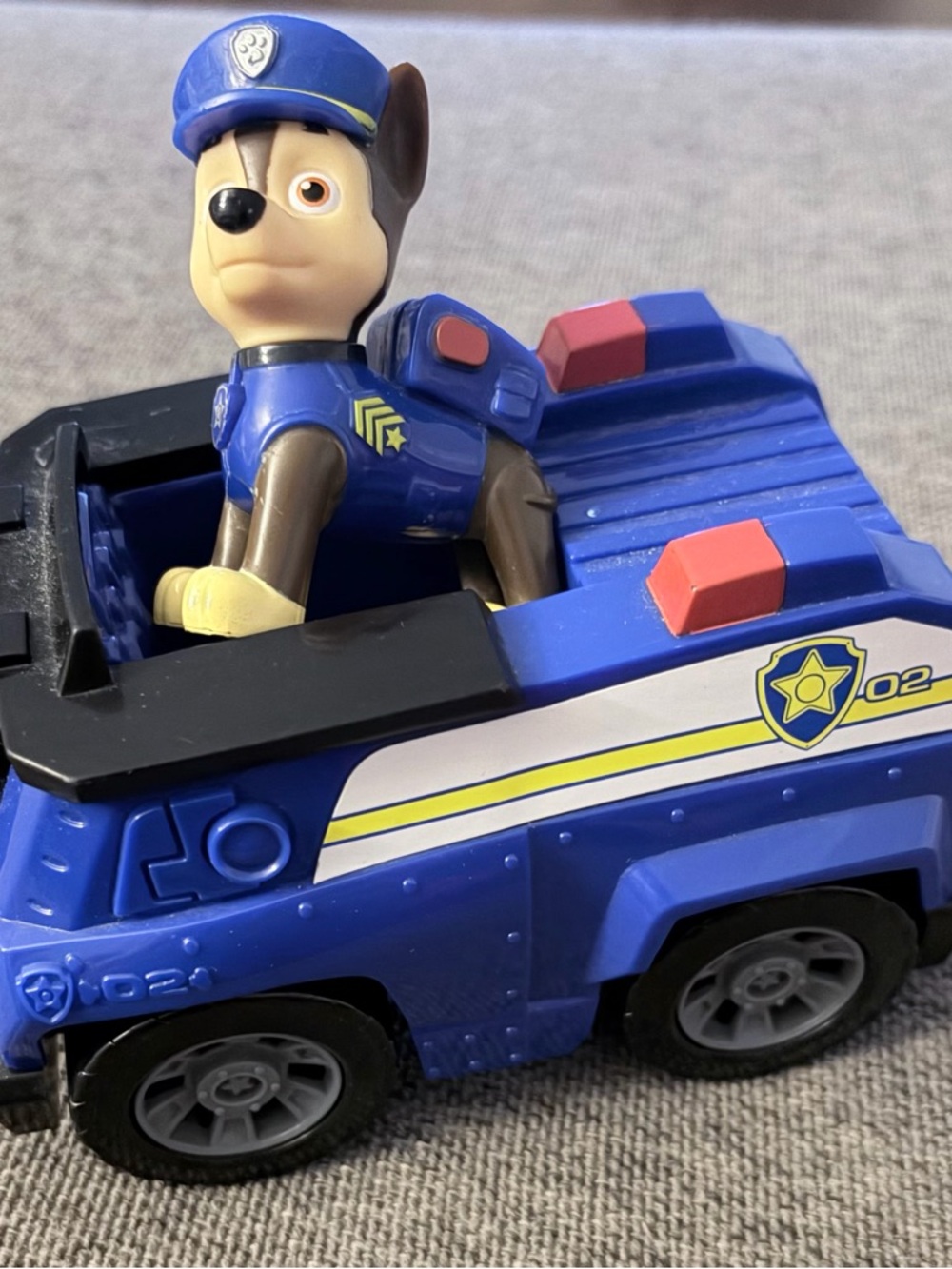 Paw Patrol Chase Blue and Yellow Police Vehicle with Chase figure